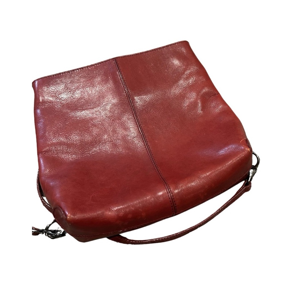 Vintage Ellington Red Leather Convertible Backpack Purse - Picture 2 of 10